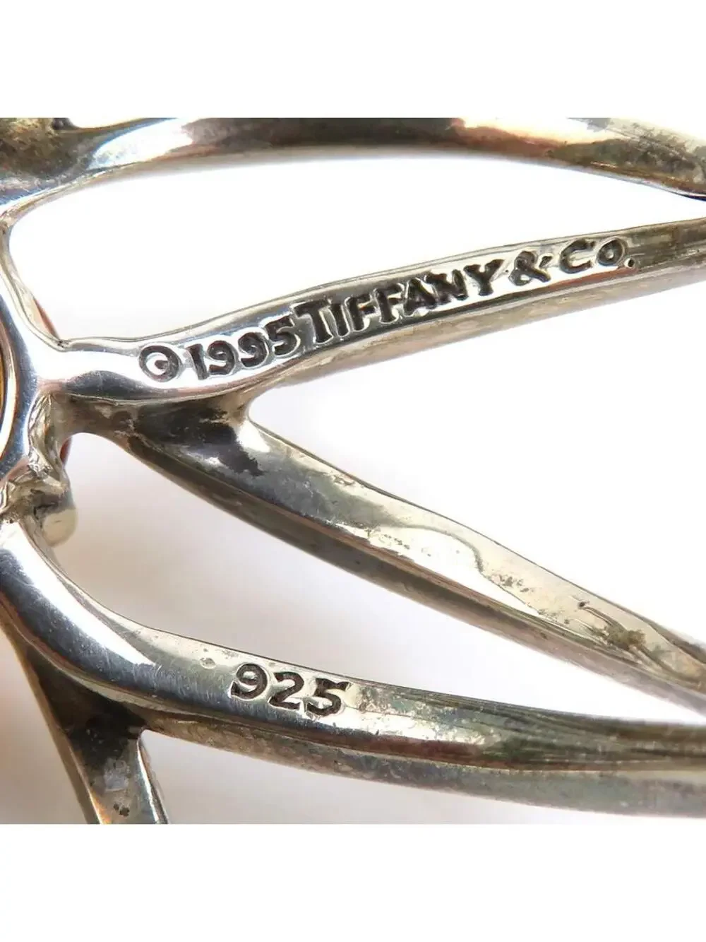 Auth Tiffany&Co. Brooch Silver/Orange #329700T28B